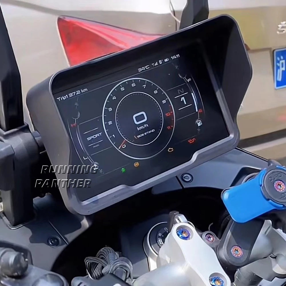 New Motorcycle Accessories Instrument Surround Visor Protect Guard Cover Black Fit For CFMOTO 800 MT 800MT 800mt 2021 2022 2023